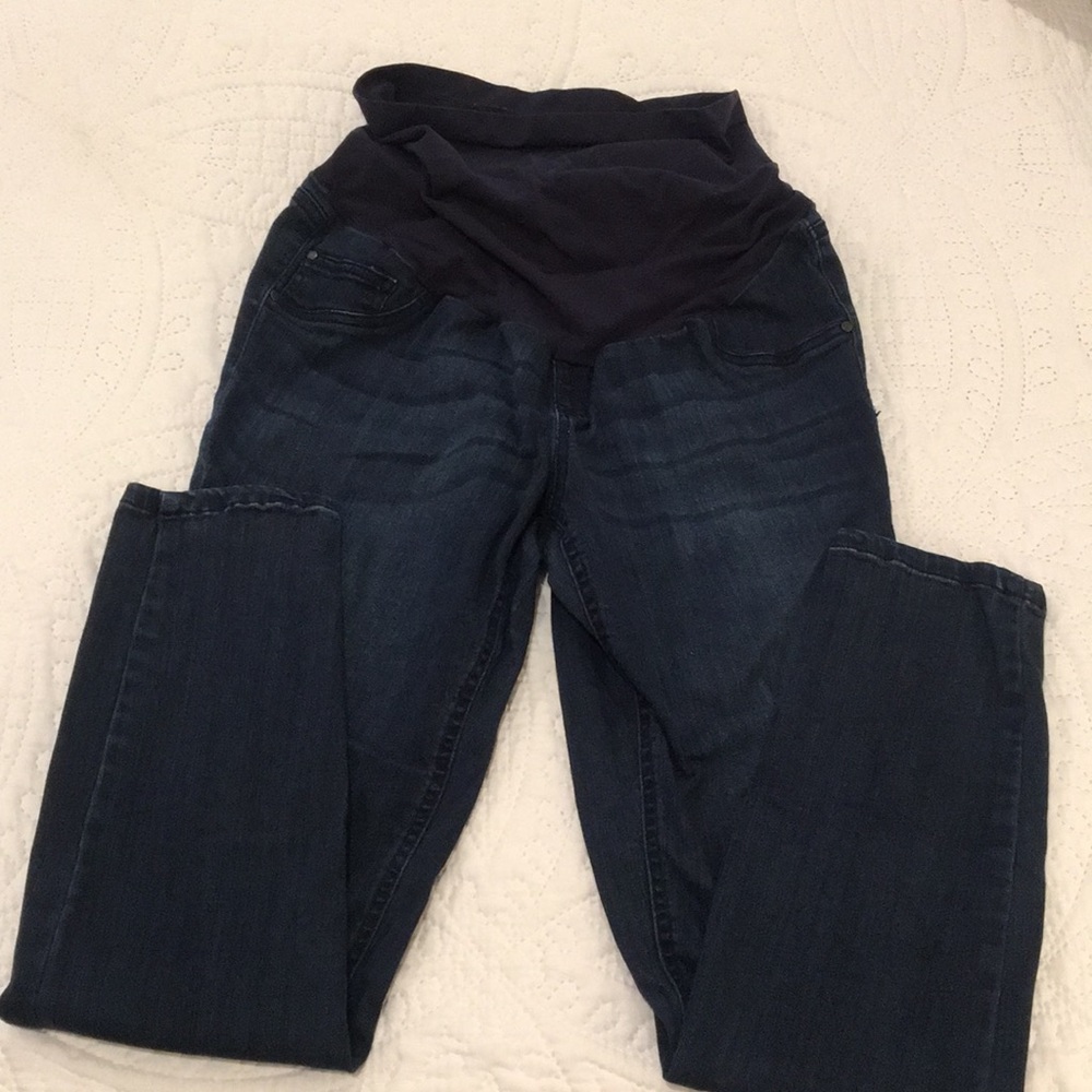 Indigo Blue Maternity Skinny Jeans